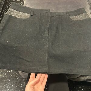 T by Alexander Wang black vintage skirt
